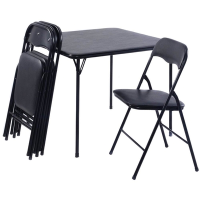 4のOEMの黒橋Dinningのテーブルそして椅子セット