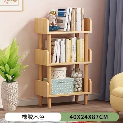 OEMの多色刷り寝室のための支えがない削片板の本だな2の棚の木製の本箱