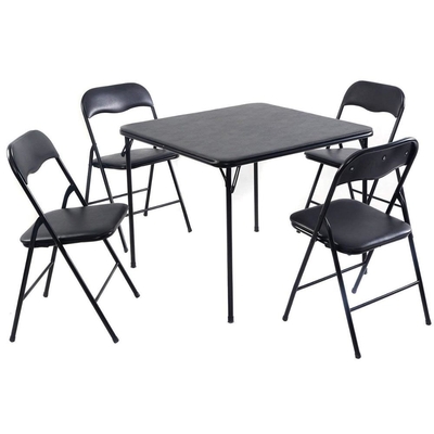 4のOEMの黒橋Dinningのテーブルそして椅子セット